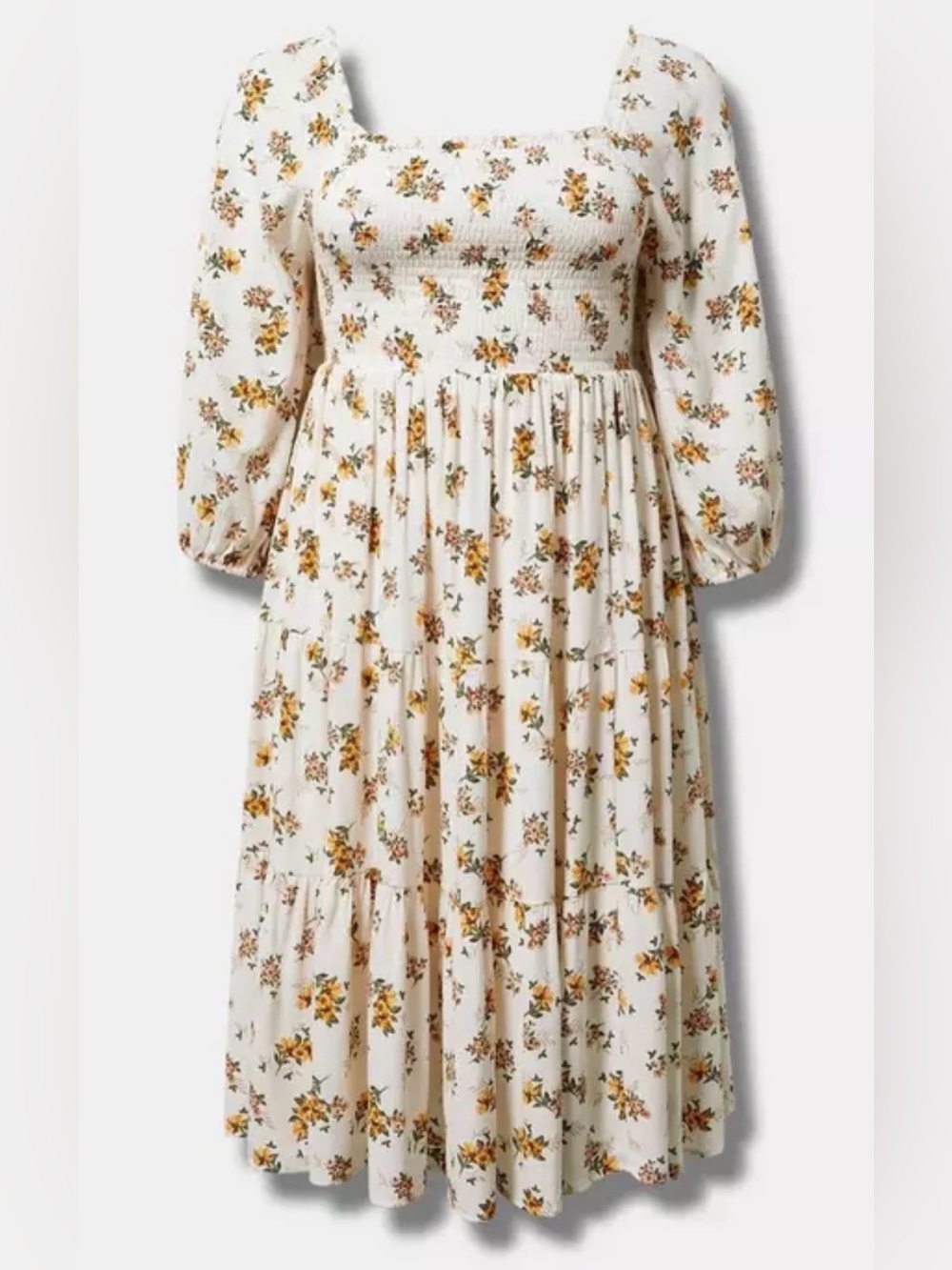 TORRID Midi Gauze 3/4 Length Sleeve Dress
SIZE 1